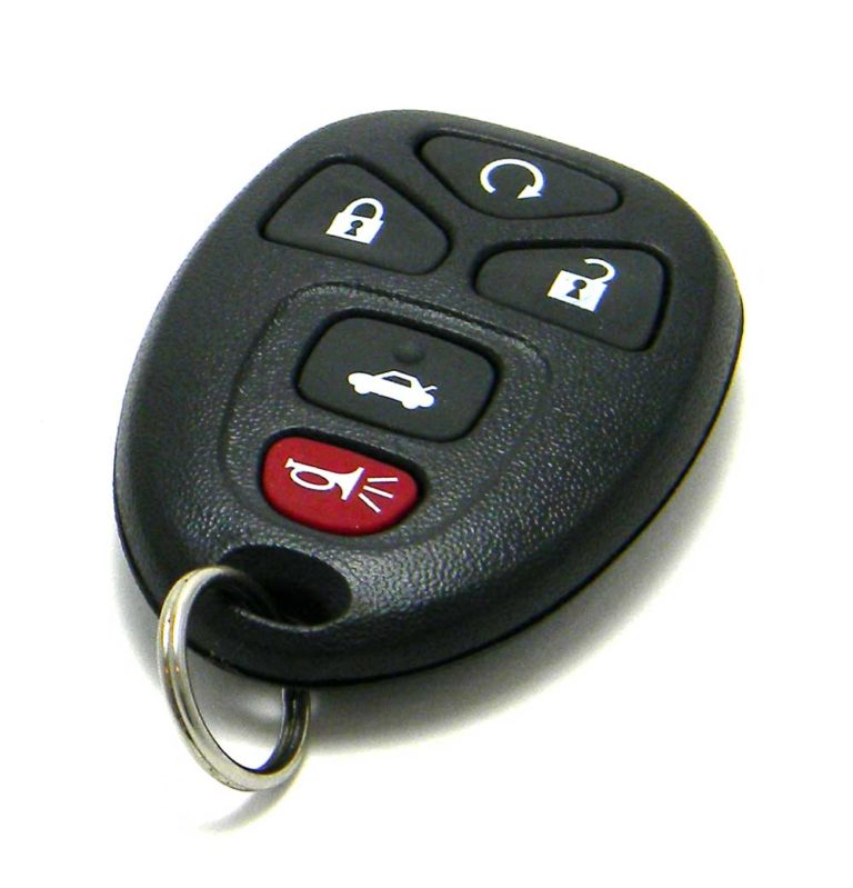 2004-2012 Chevrolet Malibu 5-Button Key Fob Remote (KOBGT04A, 22733524)