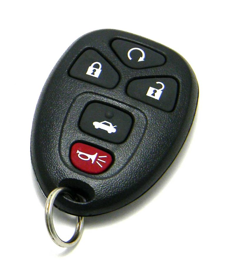 2004-2012 Chevrolet Malibu 5-Button Key Fob Remote (KOBGT04A, 22733524)