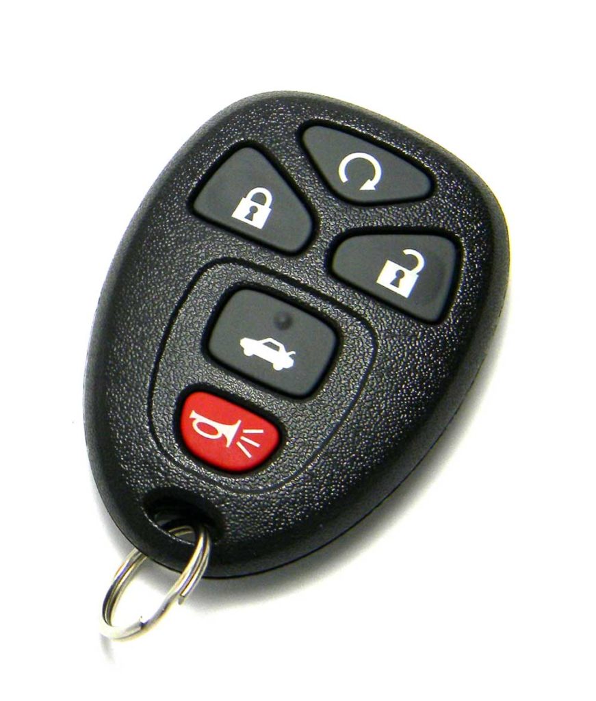 20062011 Buick Lucerne Key Fob Remote 5Button Remote Start (OUC60221