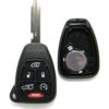 Replacement Case for Jeep 6-Button Remote Head Key Fob (FCC: OHT692427AA)
