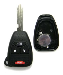 Replacement Case for Jeep 4-Button Remote Head Key Fob (FCC: M3N5WY72XX, M3N65981772)