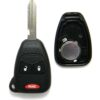 Replacement Case for RAM 3-Button Remote Head Key Fob (FCC: OHT692427AA)