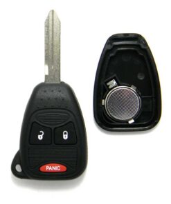 Replacement Case for Chrysler 3-Button Remote Head Key Fob (FCC: OHT692427AA)
