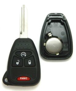 Replacement Case for Jeep 4-Button Remote Head Key Fob Remote Start (FCC: OHT692713AA)