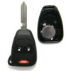 Replacement Case for RAM 3-Button Remote Head Key Fob (FCC: OHT692713AA)