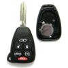 Replacement Case for Chrysler Convertible 6-Button Remote Head Key Fob (FCC: OHT692427AA)