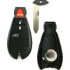 Replacement Case for Dodge 4-Button Key Fob Remote Trunk Release (FCC: IYZ-C01C)