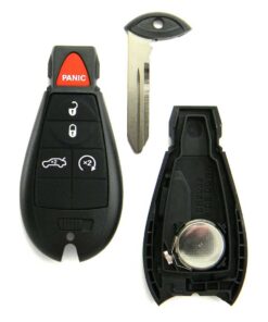 Replacement Case for Chrysler 5-Button Key Fob Remote (FCC: IYZ-C01C)