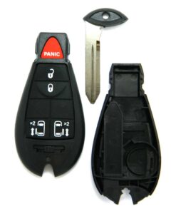 Replacement Case for Chrysler Van 5-Button Key Fob Remote (FCC: M3N5WY783X)