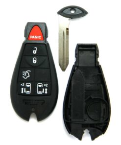 Replacement Case for Chrysler 6-Button Key Fob Remote (FCC: M3N5WY783X)
