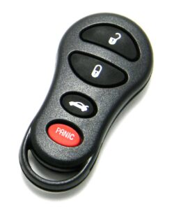 Alternative view of 2002-2004 Jeep Liberty 4-Button Key Fob Remote (FCC: GQ43VT17T, P/N: 04602260)