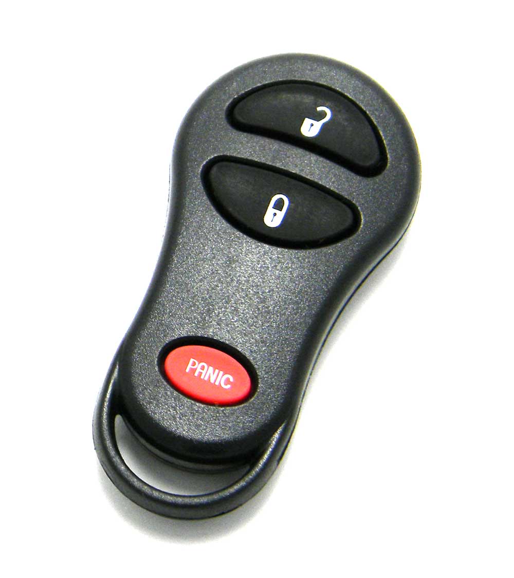Car Key Fob Keyless Entry Remote fits Dodge 1999-2002 Ram / 1999-2000 Dakota / 1999-2000 Durango GQ43VT9T, 56045497 Set of 2