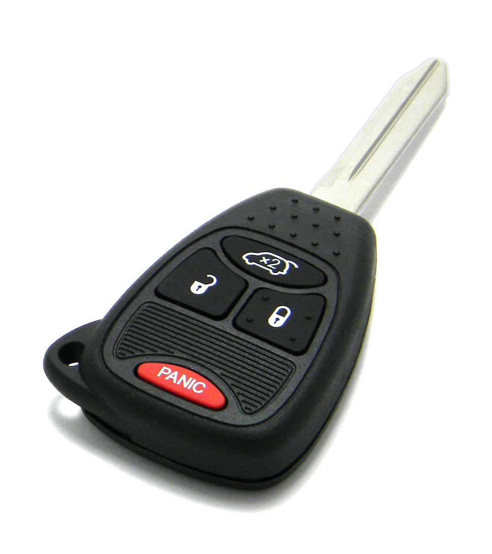 New Key Fob Remote Shell Case For a 2011 Dodge Avenger 4 Button w// Trunk