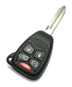 Alternative view of 2011-2014 Chrysler 200 5-Button Remote Head Key Fob (FCC: OHT692427AA)