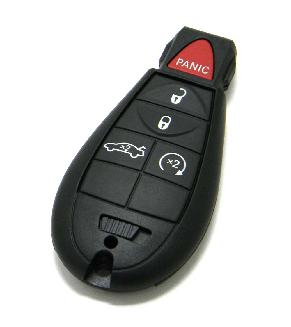 ECCPP Replacement fit for Uncut 433MHz Keyless Entry Remote Control Car Key Fob Chrysler 300/ Dodge Challenger Charger Durango Magnum/Jeep Grand Cherokee M3N5WY783X IYZ-C01C Pack of 1 