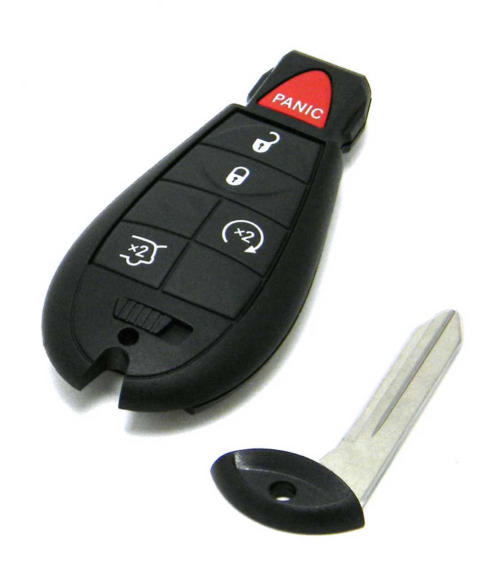 BestRemotes 5 Button Keyless Entry Remote Car Key Fob Replacement for M3N5WY783X IYZ-C01C 2008-2010 Jeep Grand Cherokee 2008-2012 Jeep Commander 