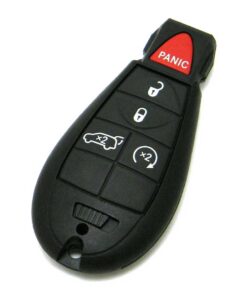 Alternative view of 2008-2010 Jeep Grand Cherokee 5-Button Key Fob Remote Start Rear Hatch Jeep Logo (FCC: IYZ-C01C)
