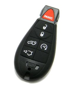 Alternative view of 2008-2010 Jeep Grand Cherokee 6-Button Key Fob Remote Start Rear Hatch Glass (FCC: IYZ-C01C)