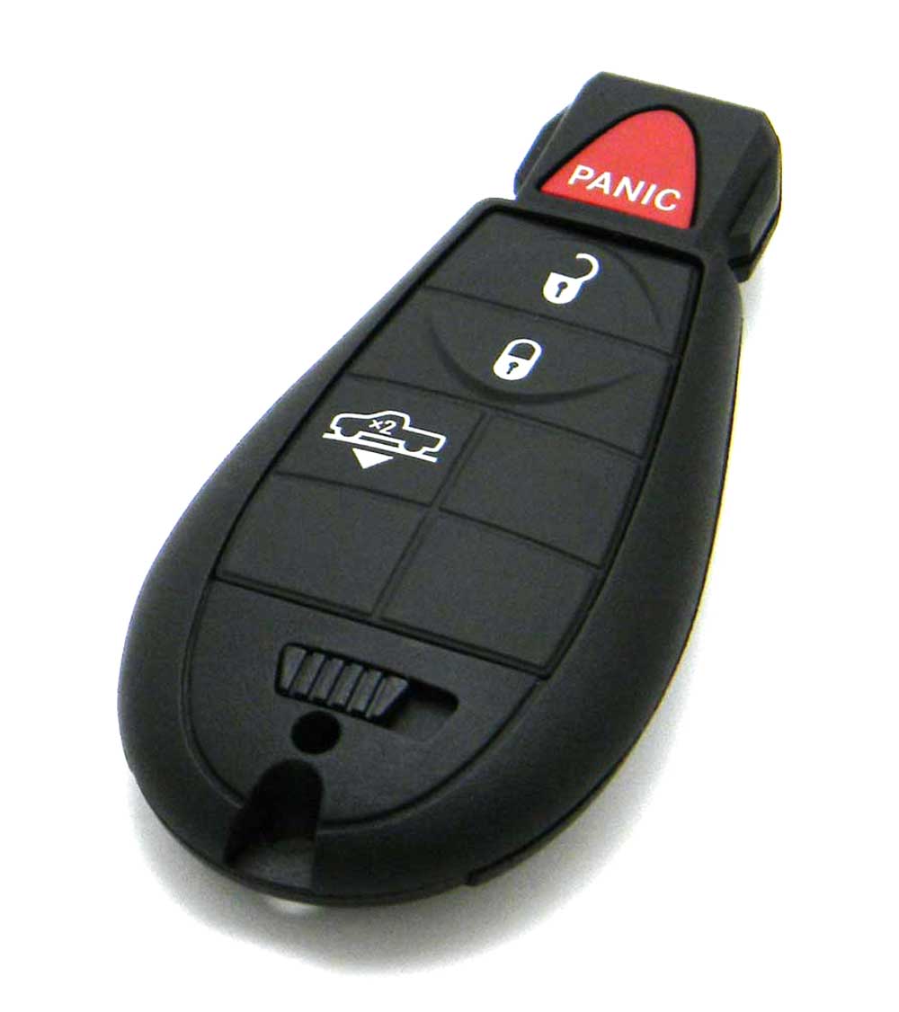 Pack of 2 KeylessOption Keyless Entry Remote Start Smart Car Key Fob Alarm for Air Suspension Dodge Ram 1500 2500 GQ4-54T 