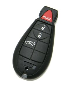 Alternative view of 2008-2014 Dodge Challenger 4-Button Keyless Enter-N-Go Key Fob Remote Trunk Release (FCC: IYZ-C01C, P/N: 56046695, 68060752, 68079294, 05026567)