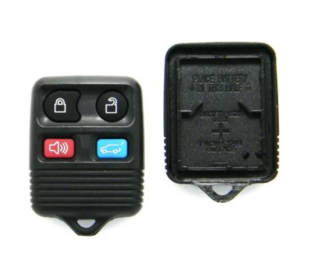 Replacement Case for Ford 4-Button Key Fob Remote Rear Hatch (FCC: CWTWB1U322, P/N: 1L2T-15K601-AA)