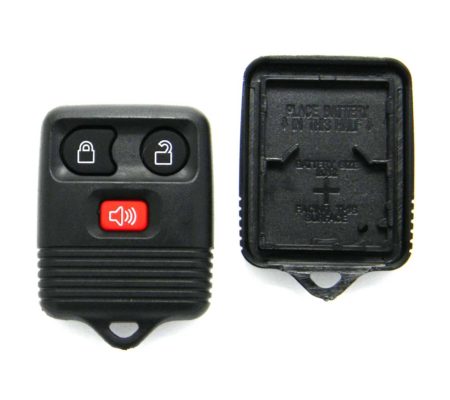 Replacement Case for Ford 3-Button Key Fob Remote (FCC: GQ43VT11T, P/N: F87B-15K601-AB)