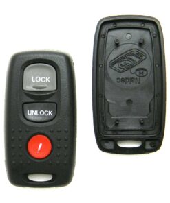 Replacement Case for Mazda 3-Button Key Fob Remote (FCC: KPU41846)