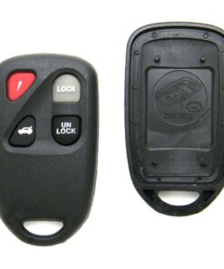 Replacement Case for Mazda 4-Button Key Fob Remote (FCC: KPU41805)