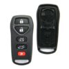 Replacement Case for Nissan Key Fob Remote (FCC: KBRASTU51, P/N: 28268-5Z210)