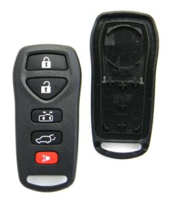 Replacement Case for Nissan Key Fob Remote (FCC: KBRASTU51, P/N: 28268-5Z210)