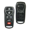 Replacement Case for Nissan Key Fob Remote (FCC: KBRASTU51, P/N: 28268-5Z200)