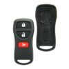 Replacement Case for Nissan Key Fob Remote (FCC: KBRASTU15, P/N: 28268-ZB700, 28268-7Z800)