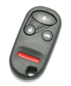 Alternative view of 1998-2002 Honda Accord 4-Button Key Fob Remote (FCC: KOBUTAH2T, P/N: 72147-S84-A01, 72147-S84-A02, 72147-S84-A03)