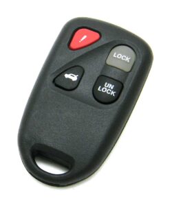 Alternative view of 2001-2005 Mazda MX-5 Miata 4-Button Key Fob Remote (FCC: KPU41701, P/N: TC86-67-5RY)