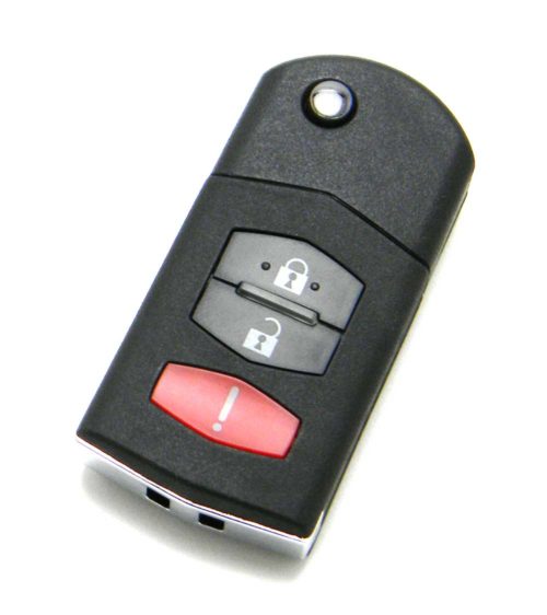 2007-2015 Mazda CX-9 Flip Key Fob Remote (BGBX1T478SKE12501, BCR2-67 ...