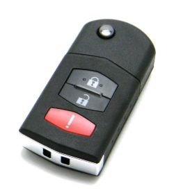 KPU41805 Upgraded Flip Remote Key Fob 4 Button 313MHz 4D63 Chip for Mazda 6 FCC 