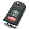 2005-2006 Mazda MPV 3-Button Flip Key Fob Remote (FCC: OUCG80-335A-A, LF20-67-5RY)