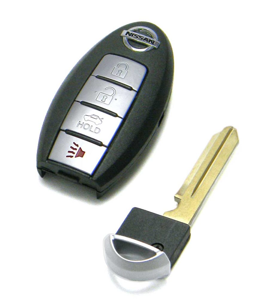 2014 Nissan Pathfinder Hybrid 4Button Smart Key Fob Remote Trunk Release (KR5S180144014, 285E3