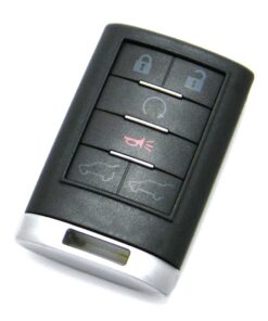 Alternative view of 2008-2014 Cadillac Escalade 6-Button Key Fob Remote Memory #1 (FCC: OUC6000223, OUC6000066, P/N: 22756465, 20965647)