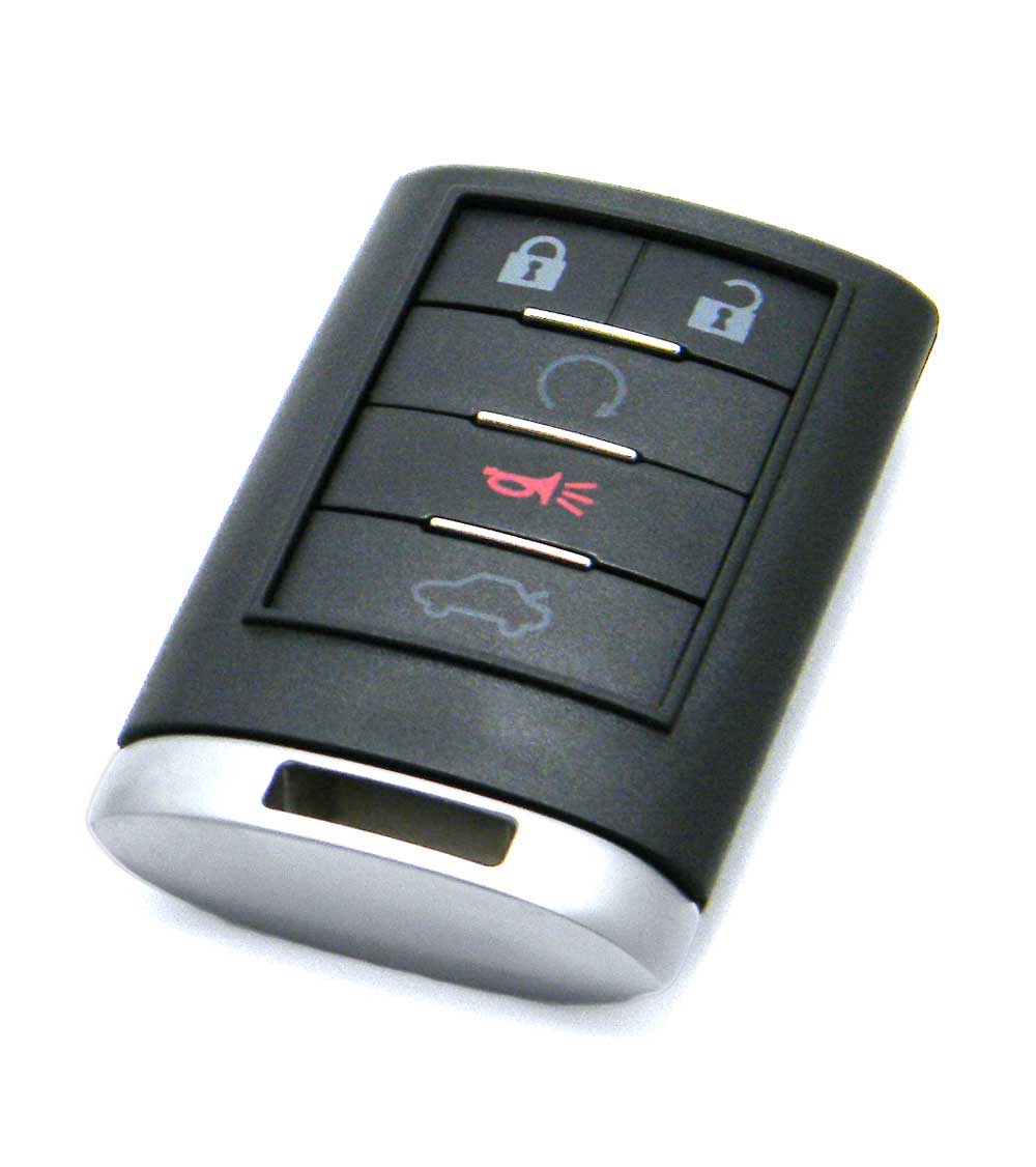 Key 2 Car Fob Remote 4Btn For 2006 2007 2008 2009 2010 2011 Cadillac DTS 
