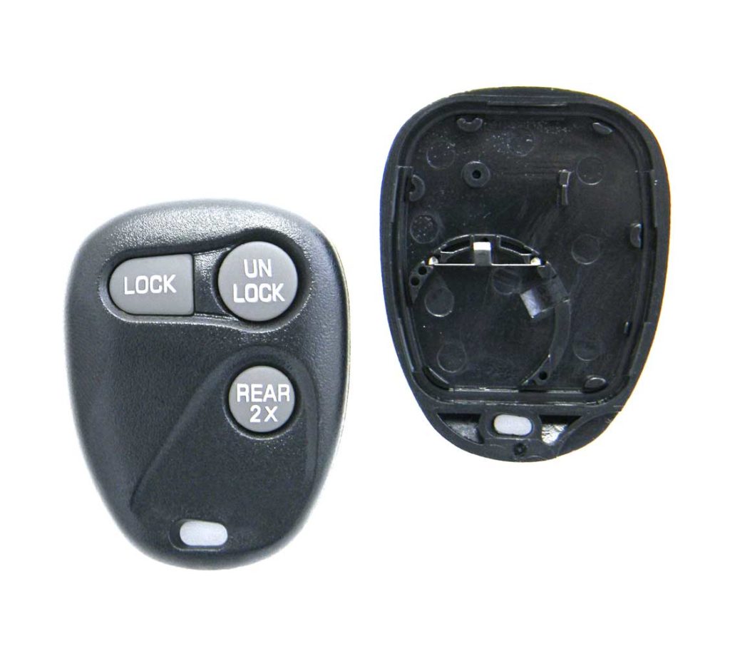 Replacement Case for 3-Button Chevrolet GMC Oldsmobile Key Fob Remote