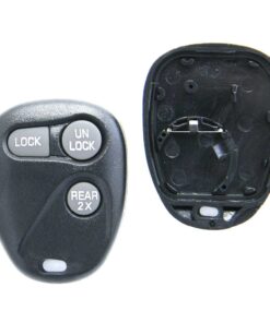 Replacement Case for 3-Button Chevrolet GMC Oldsmobile Key Fob Remote (FCC: ABO1502T)