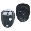 Replacement Case for 3-Button Buick Chevrolet Oldsmobile Pontiac Saturn Key Fob Remote (FCC: ABO1502T)