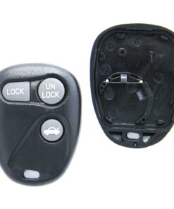 Replacement Case for 3-Button Buick Chevrolet Oldsmobile Pontiac Saturn Key Fob Remote (FCC: ABO1502T)