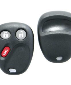 Replacement Case for 3-Button Buick Chevrolet GMC Isuzu Oldsmobile Key Fob Remote (FCC: MYT3X6898B)