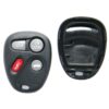 Replacement Case for 4-Button Buick Cadillac Chevrolet Oldsmobile Pontiac Key Fob Remote (FCC: KOBLEAR1XT)