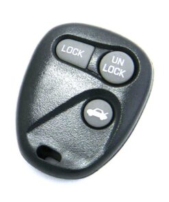 Alternative view of 1996 Saturn SL2 3-Button Key Fob Remote (FCC: ABO1502T, P/N: 16245100-29, 16245103)