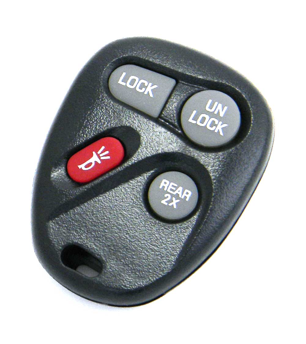 SCITOO Compatible with Keyless Shell Fob 2 New Keyless Remote Key Fob Clicker Shell Case 4 Button Replacement 1996-2005 Buick Park Avenue Cadillac Seville Pontiac Bonneville KOBLEAR1XT 