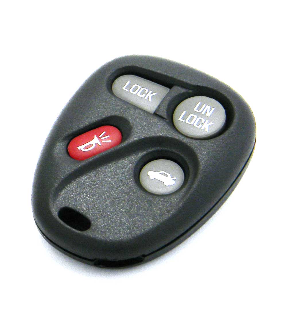 BESTHA 4 Button Keyless Entry Remote Key Fob Start Replacement L2C0007T for 2001-2005 Buick Century,2001-2004 Buick Regal,2001-2005 Pontiac Aztek Pack of 2 