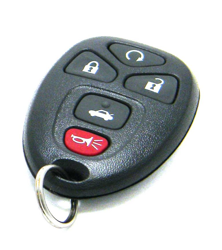 Buick LaCrosse Keyless Entry Remote Key Fob Programming Instructions